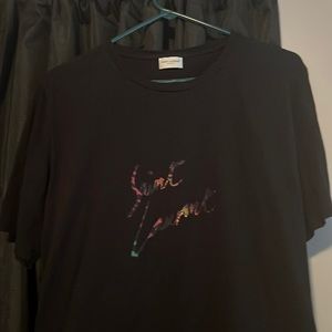 Saint Laurent Medium Black T-shirt great condition!!